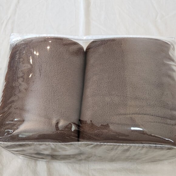 NIB Berkshire Four Season Microfleece Sheets in Brown - Queen size - Picture 9 of 12